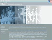 Tablet Screenshot of andreakranepohl-ballett.de